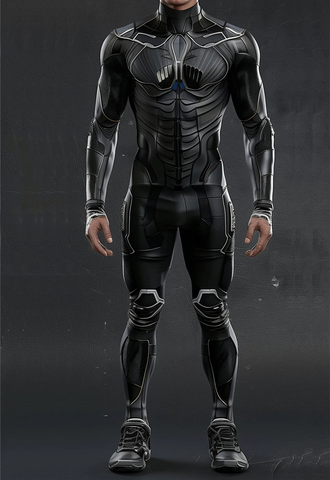 Cyber Mechanical Bodysuit Men's Halloween Punk Cosplay Costume Carnival Party Festival Stage Performance Anime Robot Bodysuit