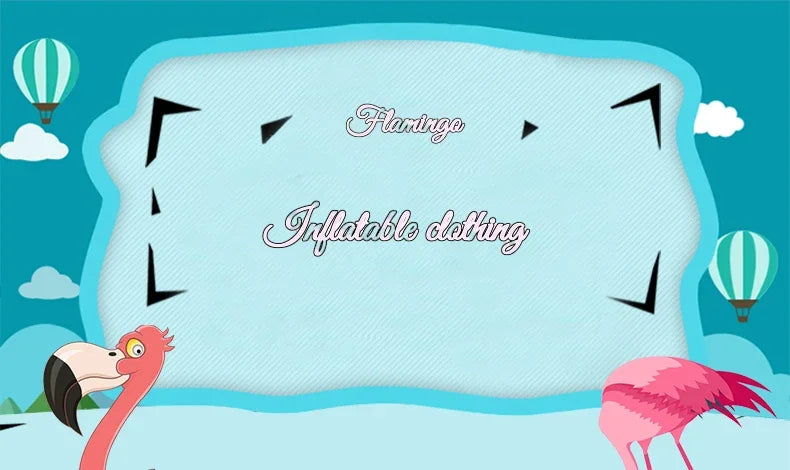 Adult Kids Pink Flamingo Inflatable Costume Halloween Christmas Carnival Children's Day Holiday Party Cosplay Birthday Gift