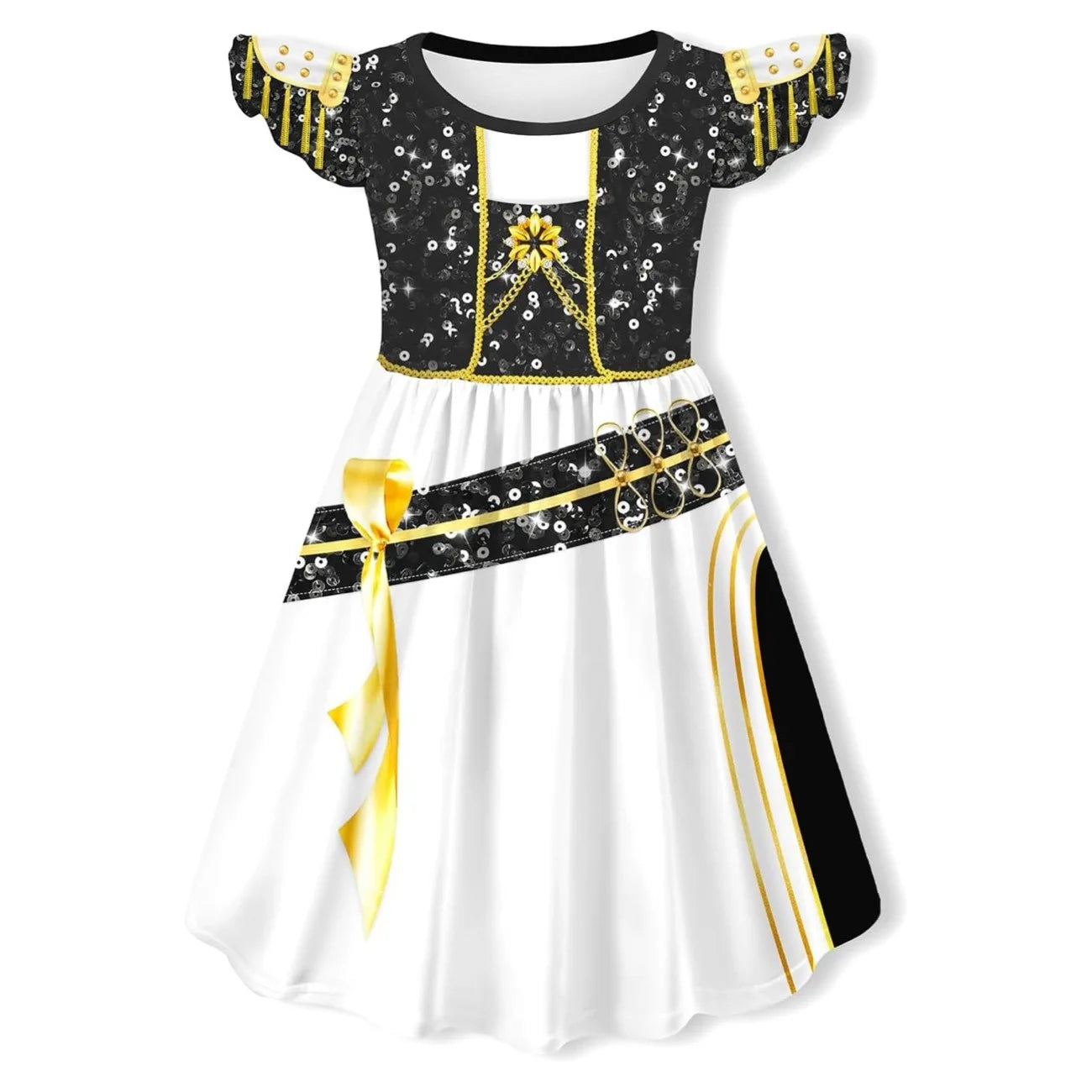 Anime Movie Kpop Rumi Demon Hunter Zoe Dress Up Huntrix Mira Cosplay Flying Sleeve Dress Girls Kids Halloween Party Costume